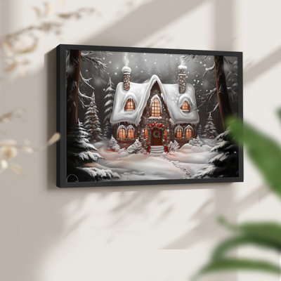 Art de Noël - CMxxxxi - reproduction encadrée - réversible