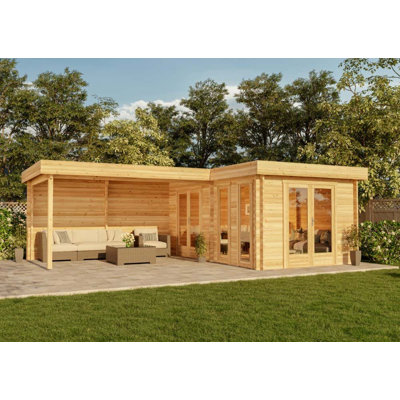 518 cm x 731 cm Gartenhaus Greece