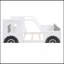 Lit plateforme double classique en forme de voiture-729506217
