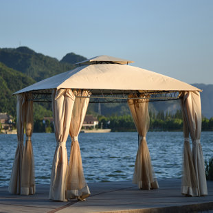 BBQ Metal Patio Gazebo