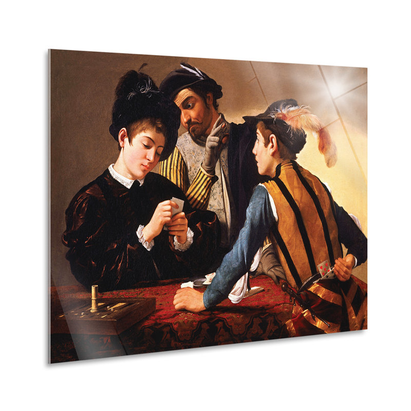 I Bari by Caravaggio - No Frame Painting, Plastic/Acrylic, 100cm H x 140cm W