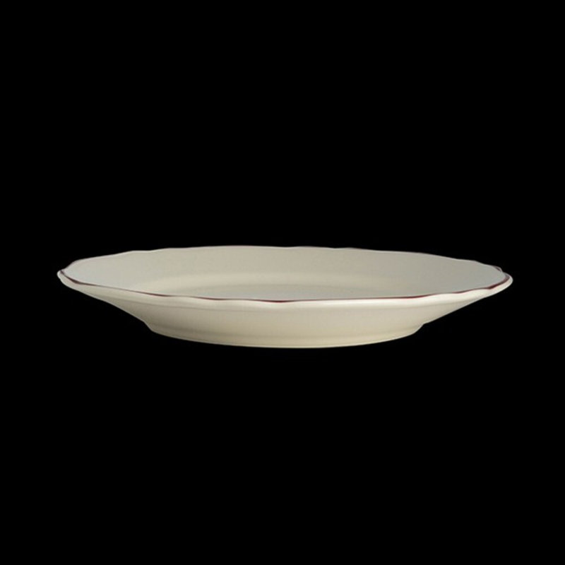 STYLELINE Maroo Plate Styleline, Blanc/rouge