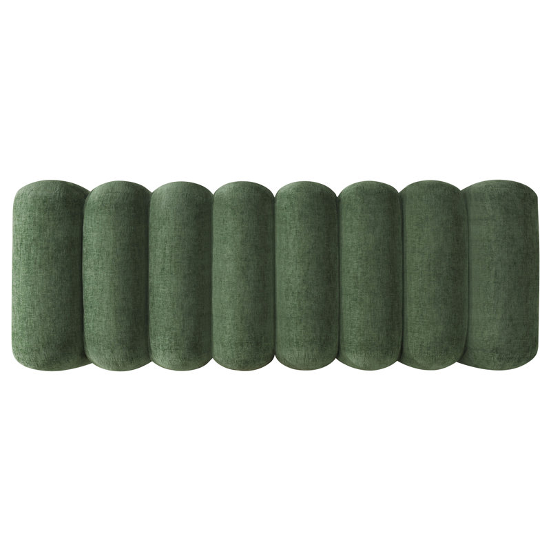 Banc d'appoint en chenille Summer, Vert