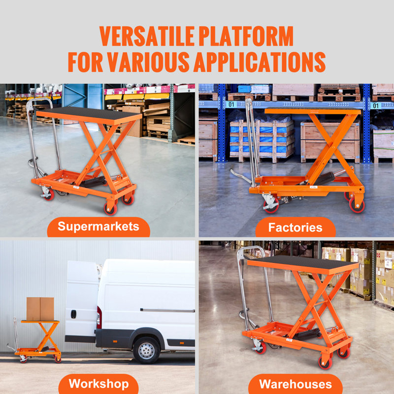 31'' H x 37'' W Utility Cart with Wheels