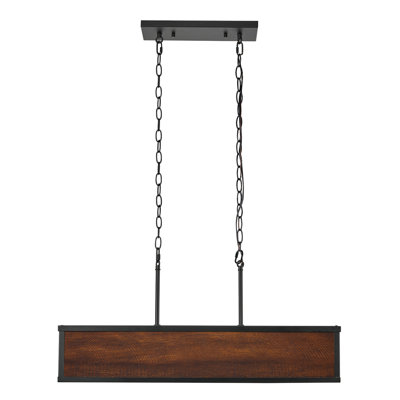Luminaire suspendu linéaire à 1 lumière pour îlot de cuisine Johnnie
