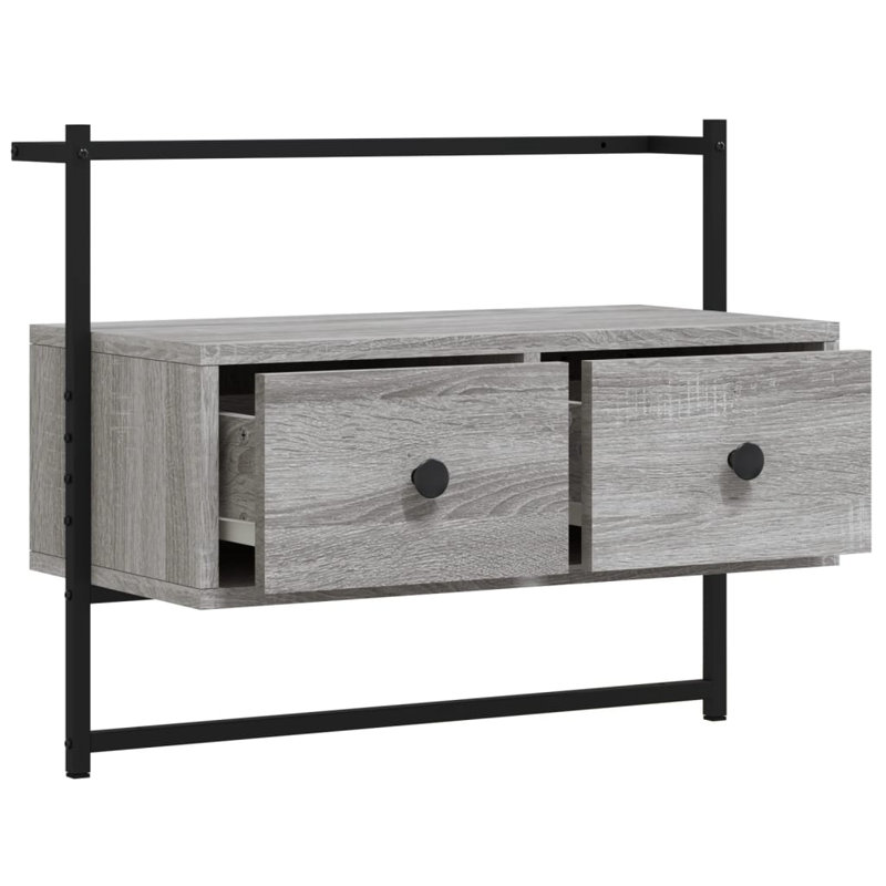 Gila Unfinished TV Stand for TVs up to 24", Grey Sonoma