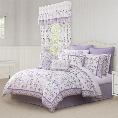 Nola 4 pièces Ensemble d'édredon lilas