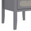 Arthen Rattan 2 Drawer Bedside Table-115334132