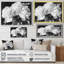 Pivoines en blanc et noir - impression sur toile encadrée de pivoines-1615423320-1615423322-1615423297