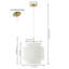 Luminaire suspendu cylindrique à 1 lumière Wilhide