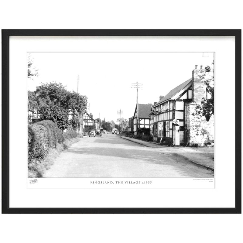 Kingsland, The Village C1955 - Single Picture Frame Print, 28cm H x 36cm W x 2.3cm D