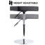 Tabouret carré en similicuir-1195503486
