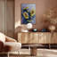 "Sunflowers", art mural texturé encadré-1662172324-1662172326