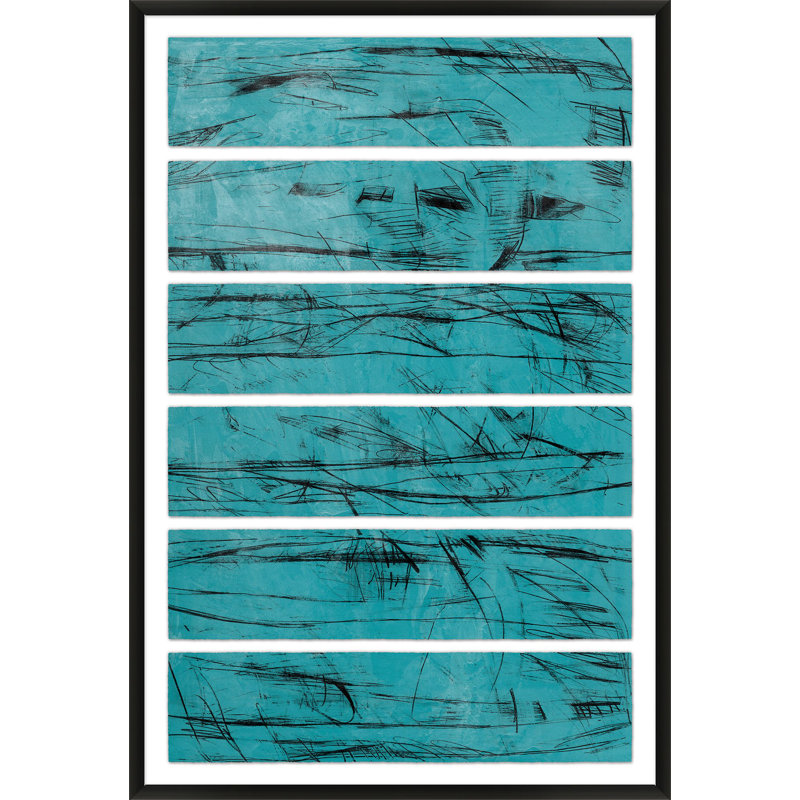 Teal Aperture Painting by StudiObjet