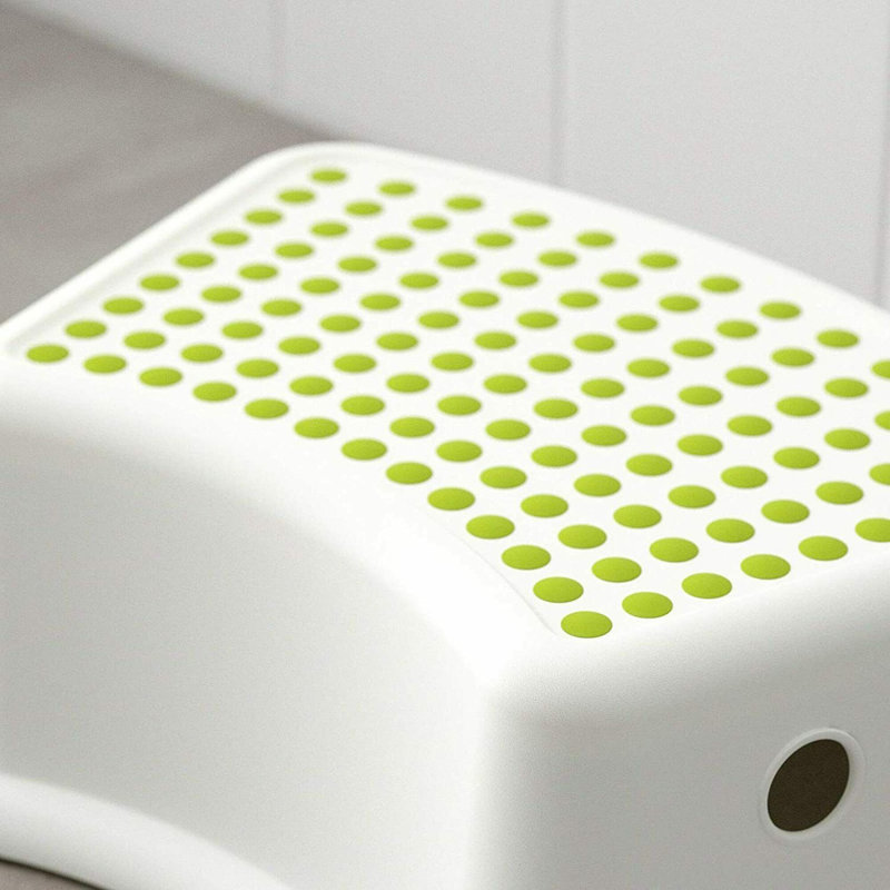 Reigate White/Green Step Stool