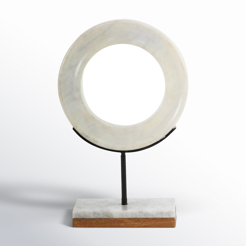 Philomena Ring Sculpture, 14" H x 9" W x 4" D