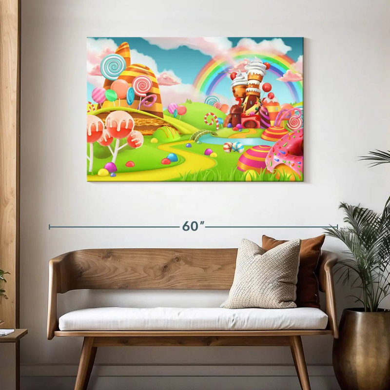 Ashelle Candy Wonderland, 30" H x 45" W
