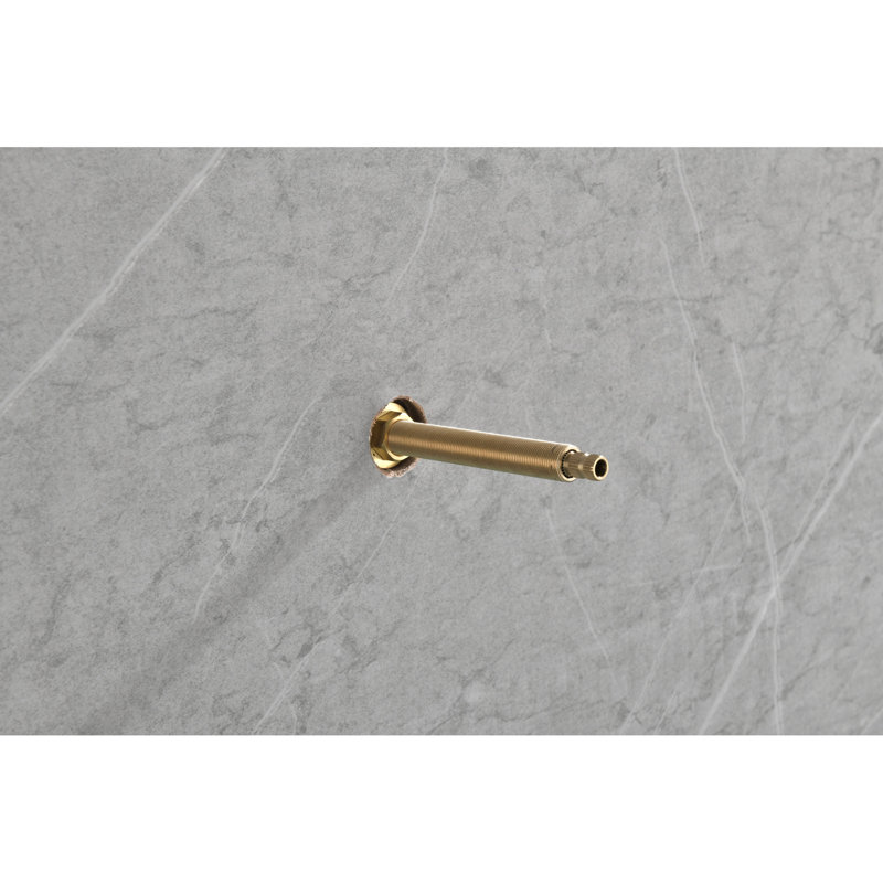 3.51 In. X 2.21 Valve - 3/4" Cast Metal Adjustable Brass Handle Rust & Corrosion Proof Matt Black Rust- In