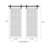 Sliding Double Barn Doors 84 x 96 with Hardware Quadro 4112 White Silk with Frosted Opaque Glass 14FT Rail Sturdy Set Kitchen Lite Wooden Solid Panel Interior Bedroom Bathroom Door-50039271