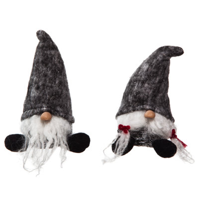 Ensemble de père noël en peluche 2 pièces
