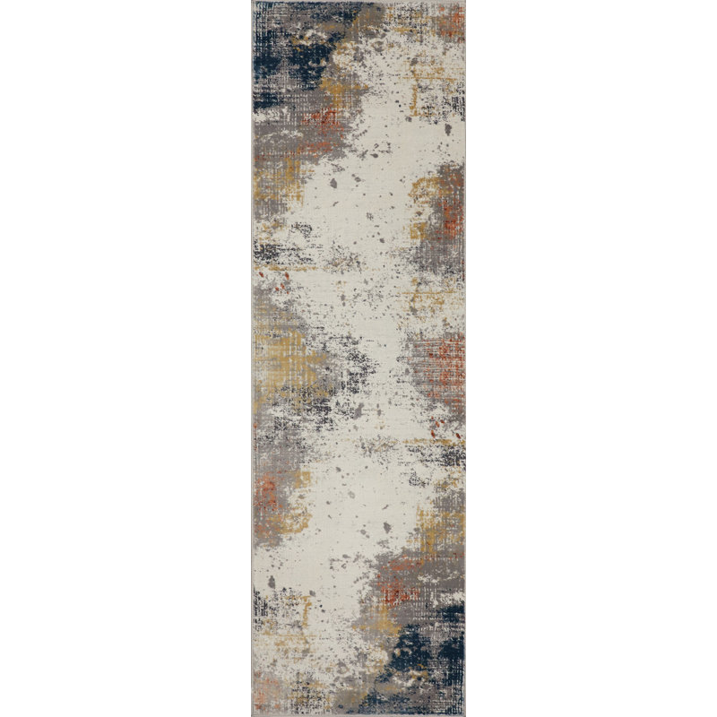 Abstract Area Rug, Runner 66 x 230cm