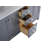 59.1'' Double Bathroom Vanity Base Only in Gray-88802336