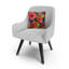 Coussin décoratif floral