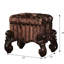 Tabouret de coiffeuse élégant en chêne cerise
