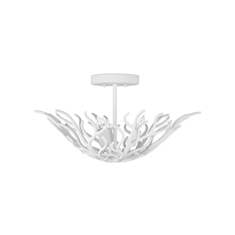 Snowfall 3 - Light Semi Flush Mount