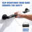 24'' Black Bathroom Safety Grab Bar with Anti-slip Knurled Grip, ADA Compliant-128539875-128539876