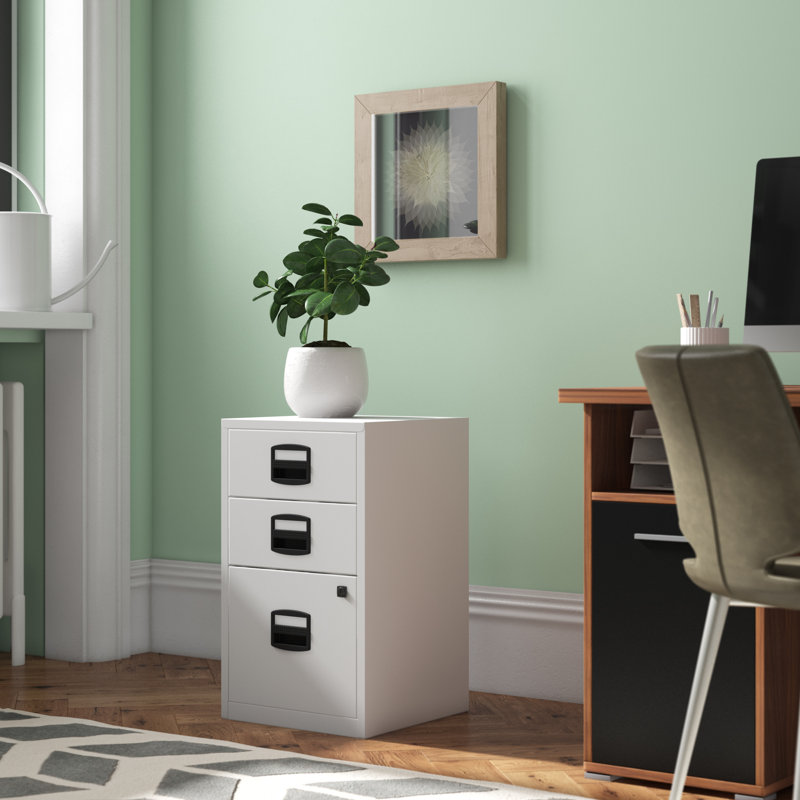41.3cm Wide 3 -Drawer File Cabinet, White