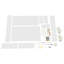 Armoire de bureau murale pliable 29,9 po-699690803