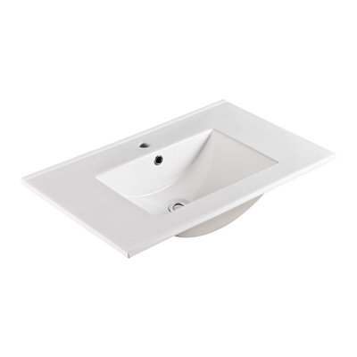 31'' Single Bathroom Vanity Top in White with Sink -  Bellaterra Home, 303018A