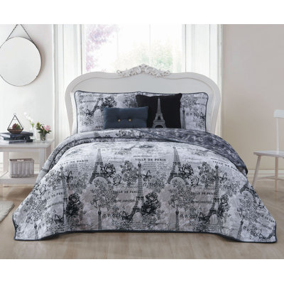 Amour Polyester Toile Quilt