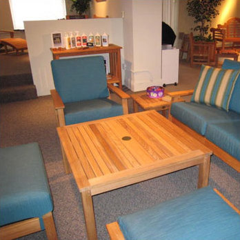 Haven Outdoor Square Teak Coffee Table