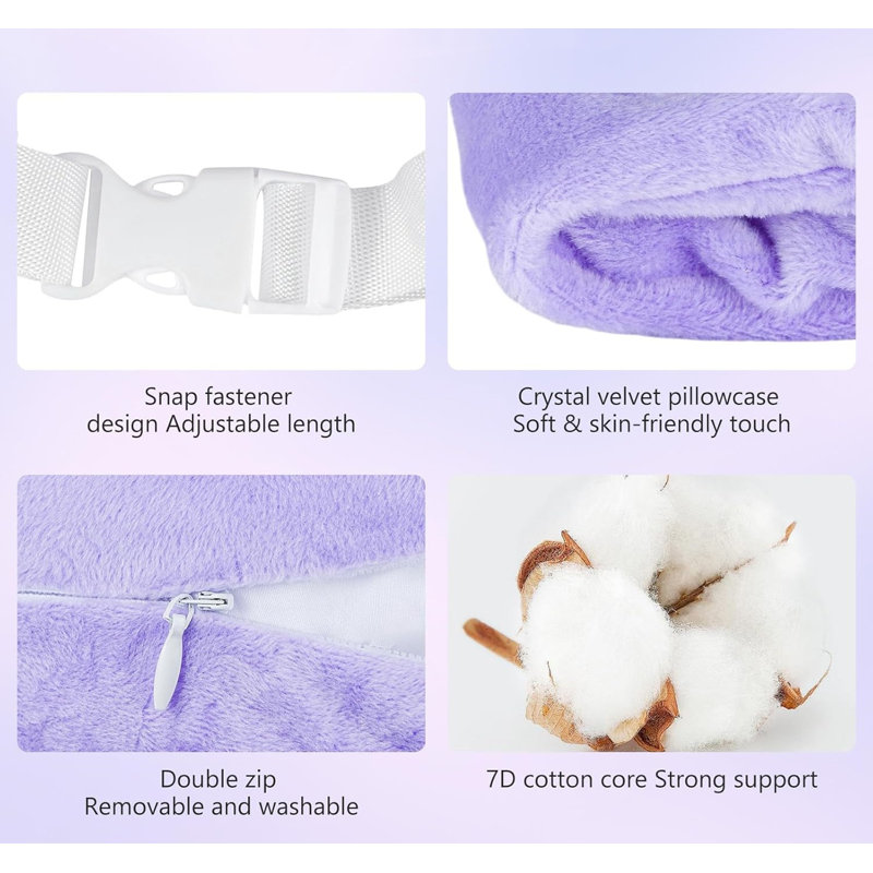 Abstract Purple Cushion