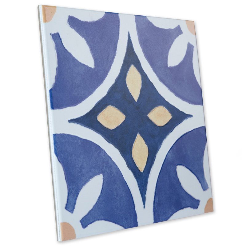 Santorini Coast 9-3/4 In. X 9-3/4 In. Porcelain Floor And Wall Tile
