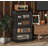 Media Cabinet, Stereo Cabinet, Record Player Stand with Vinyl Record Storage