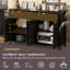 Buffet scandinave Wave avec tablettes réglables