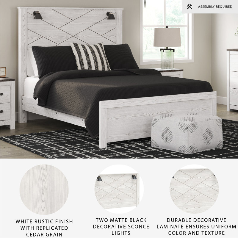 Zayla Panel Bed, Queen