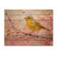 Songbird In Melody Summer Tree IV - Décoration murale en bois d'oiseau - sur bois de pin naturel-959379687