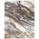 Tapis gris foncé / beige Afrah