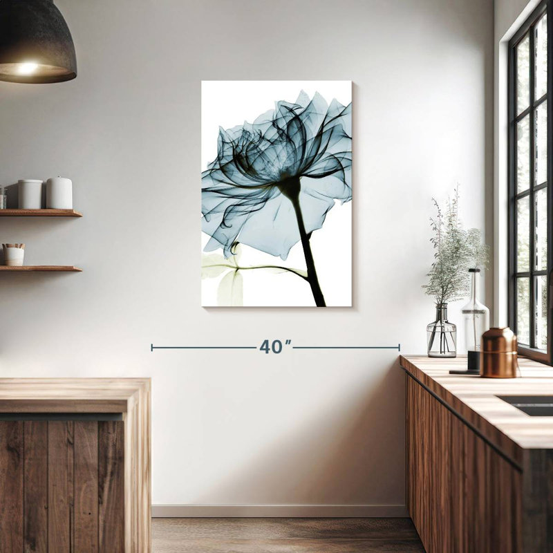 Harnek Blue Rose, 36" H x 24" W
