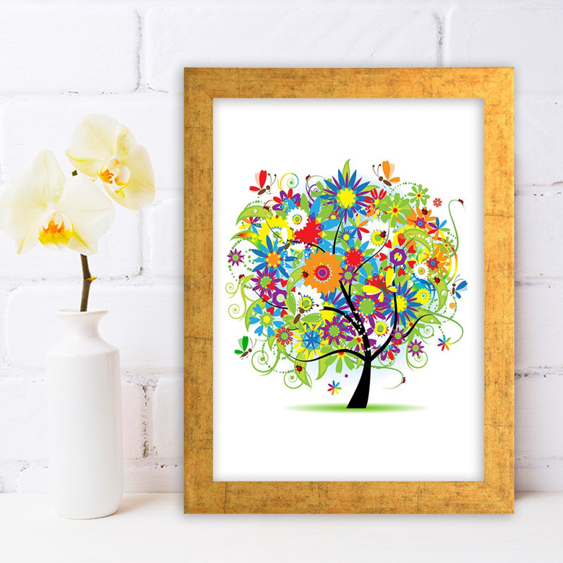 Cadre photo, impression sur bois