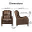 Fauteuil d'appoint inclinable Finch Eddington