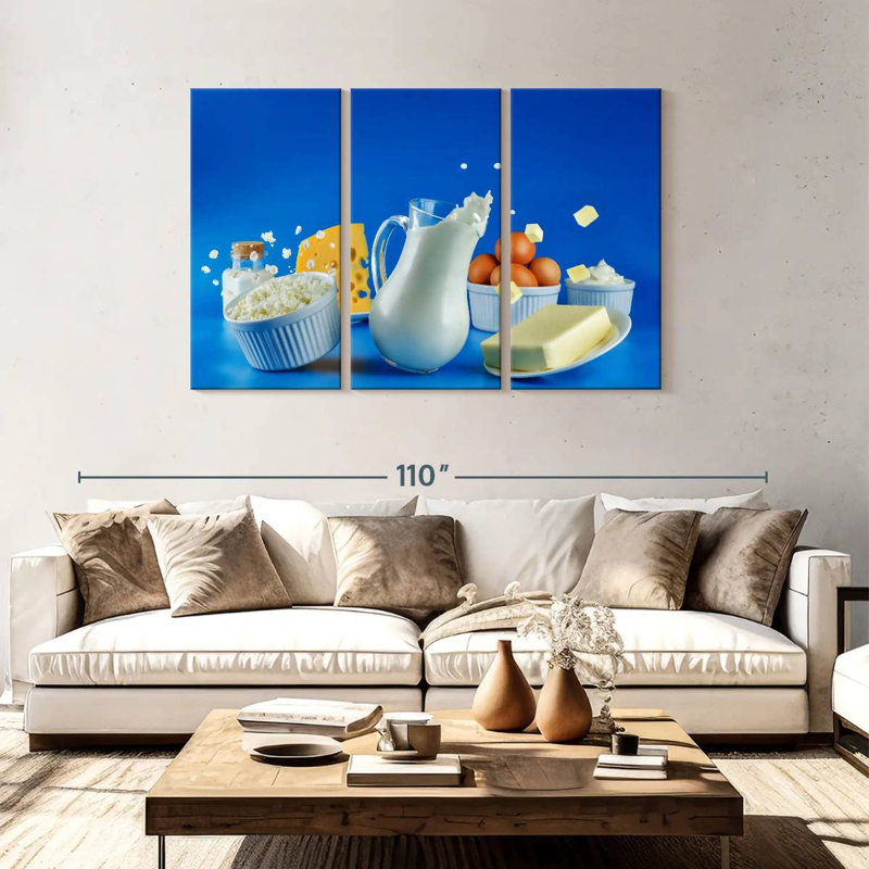 Yarlin Dairy Diet, 48" H x 74" W