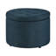 Repose-pieds de rangement rond capitonné de 22 po Stansell-25903024