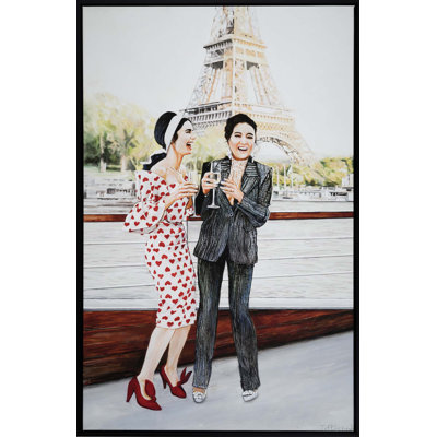 Promenade dans le parc par Jeff Schaub - Peinture sur toile