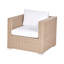 Neshama 8 Seater Modular Garden Lounge Set in Sand Beige