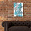 «Boho Beautiful 2 Blue» par Moira Hershey, art mural en verre acrylique-1540020385